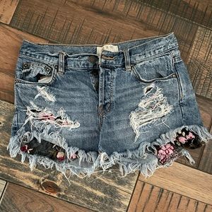 Free people jean shorts size 26